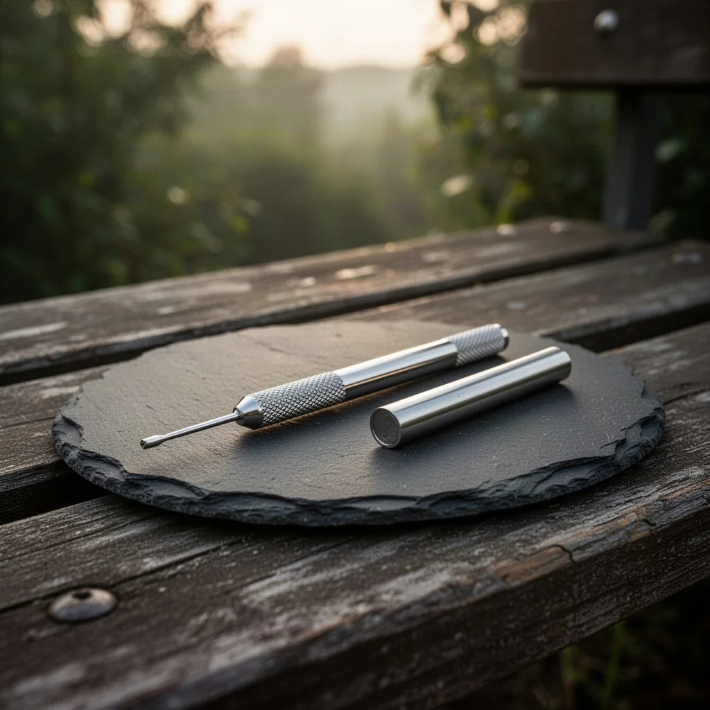 Higijenska kireta od nerđajućeg čelika sa futrolom
